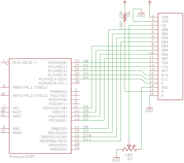 128x64LCD hookup