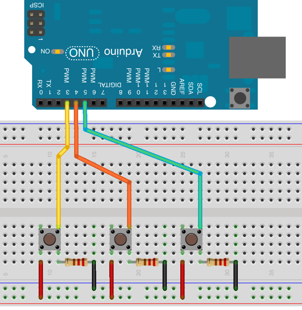 debounce switches schematic