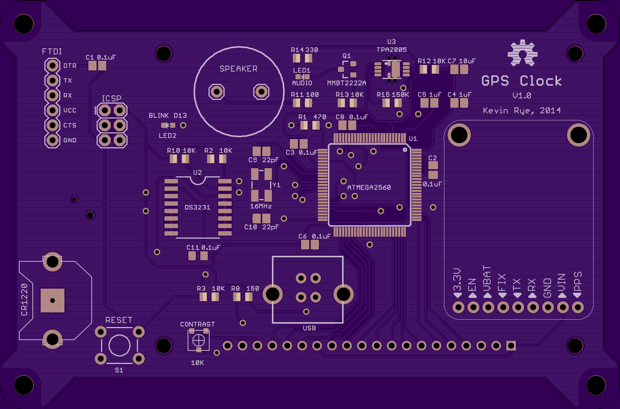 GPS Clock v1.0 back