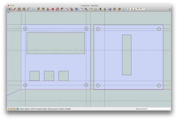 lcd clock sketchup panel file