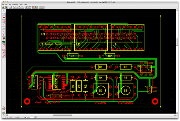 new 7490 display PCB design